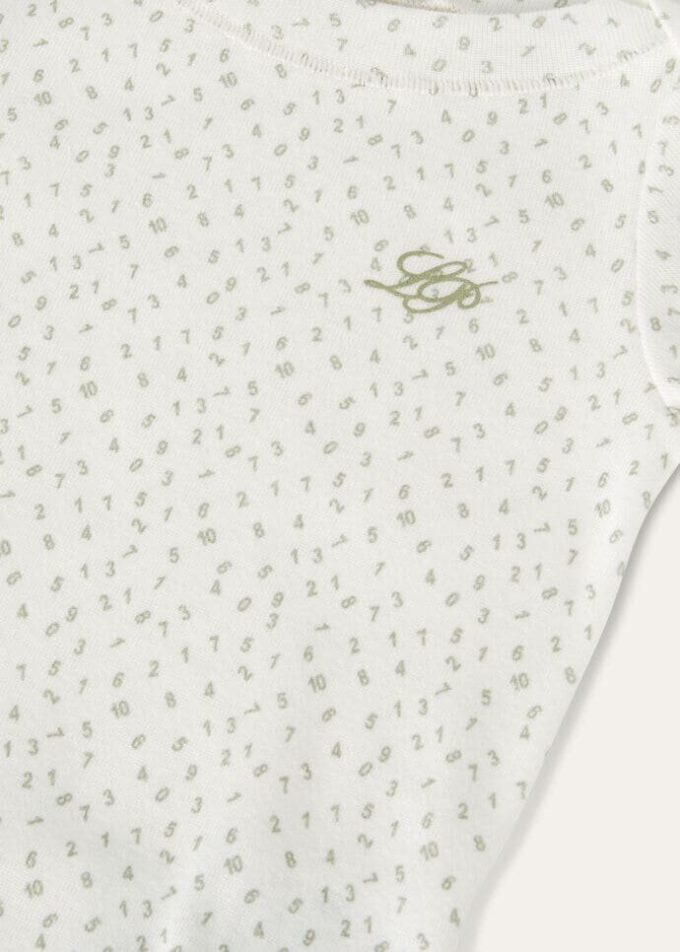 Baby Body mit kleinen Zahlen