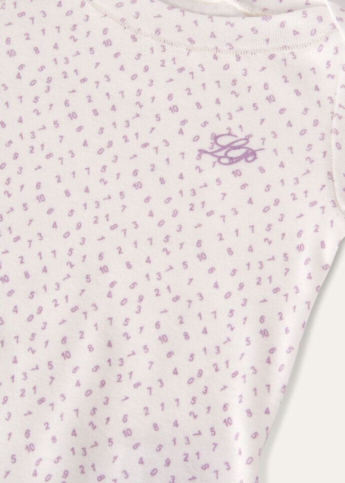 Baby Body mit kleinen Zahlen