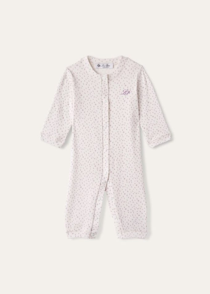 Baby-Strampler mit kleinen Zahlen