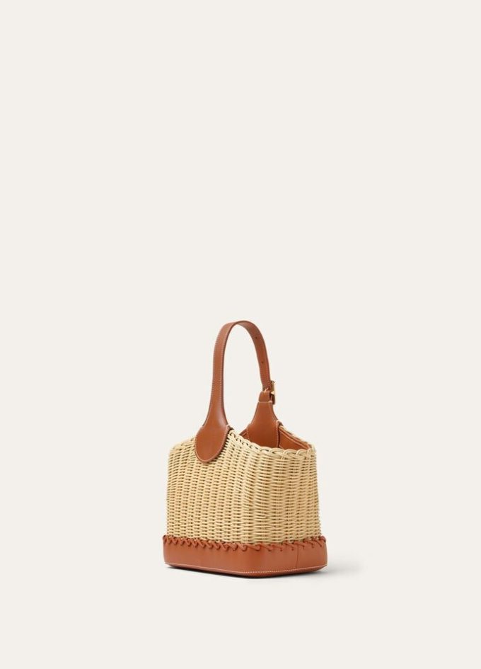 Bobbin Bucket Bag Korbgeflecht