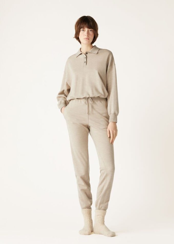 Cocooning Polo-Sweatshirt