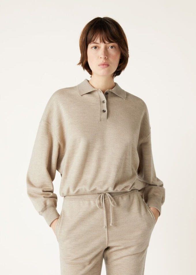 Cocooning Polo-Sweatshirt