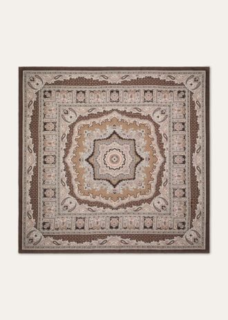 Florales Majolika-Foulard 90 x 90