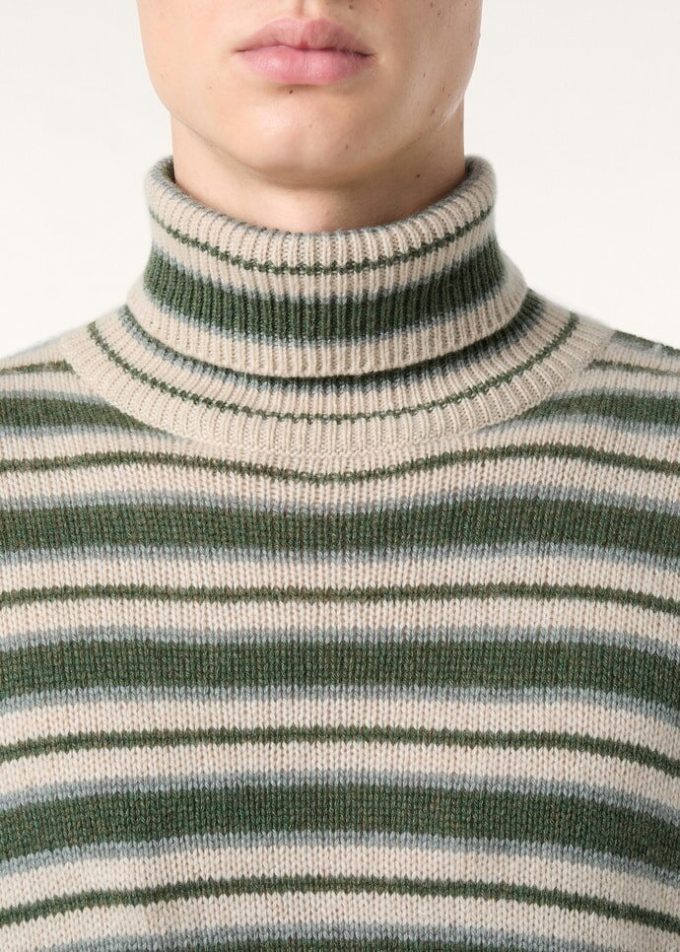 Fobello Stripes Rollkragenpullover