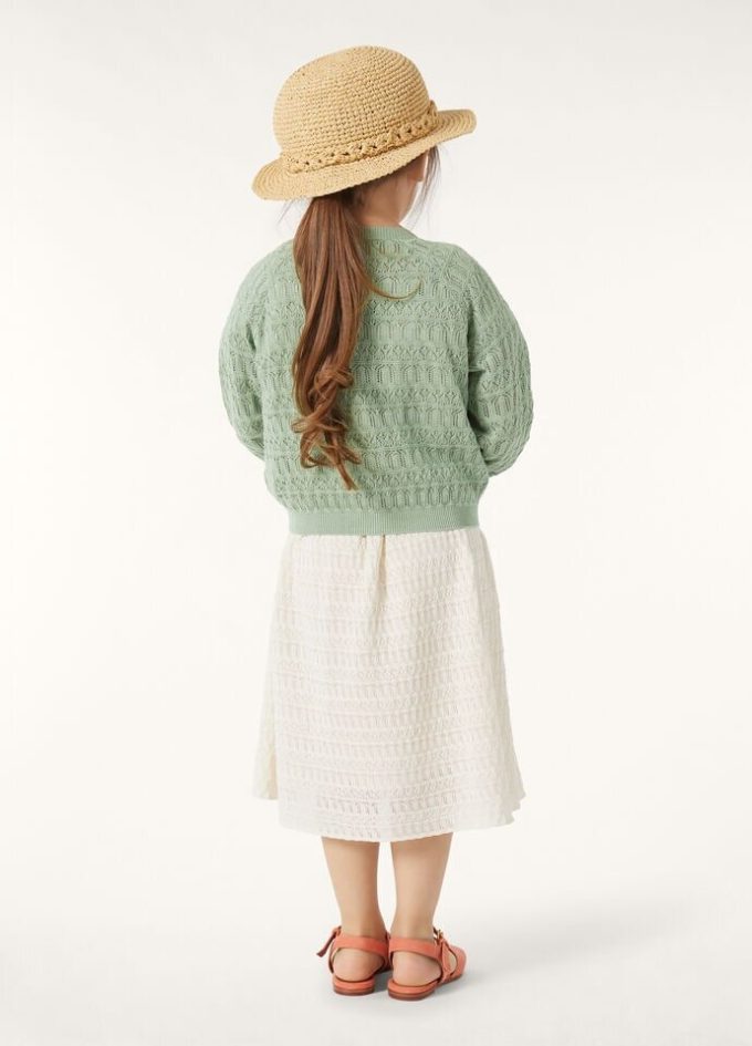 Gänseblümchen-Cardigan für Kinder