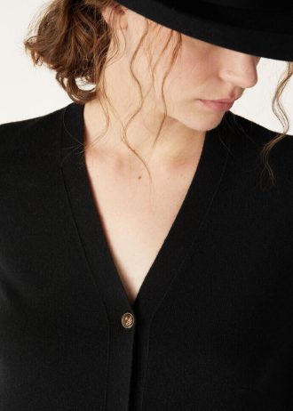 Klassische Strickjacke