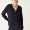 Klassische Strickjacke