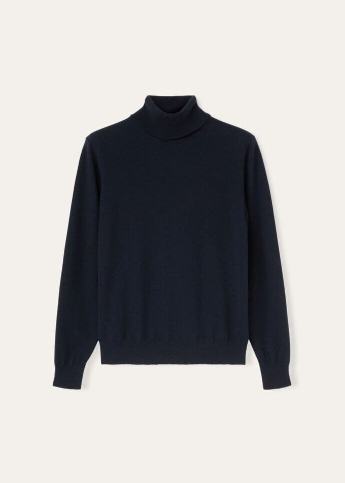 Klassischer Rollkragenpullover