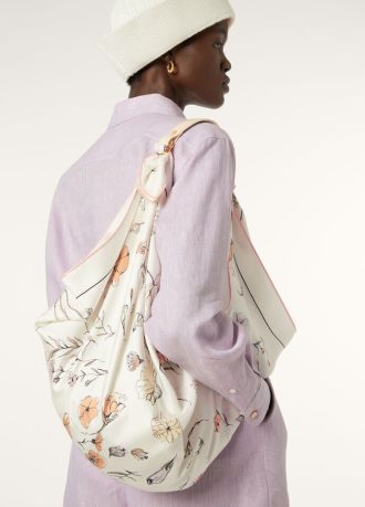L’Arte Delle Fiber Dei Fiori Foulard 90×90