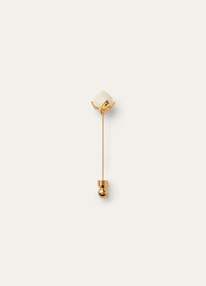 Leinen-Blütenknospen-Anstecker
