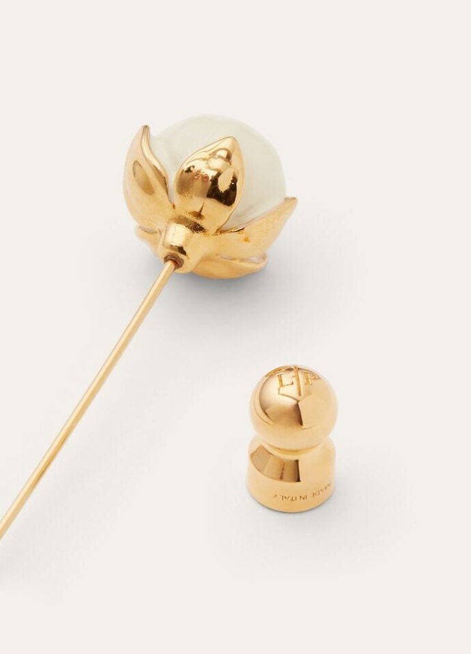 Leinen-Blütenknospen-Anstecker