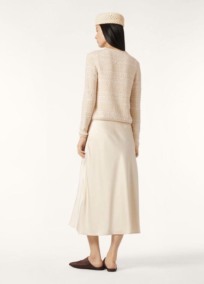 Lockige Strickjacke