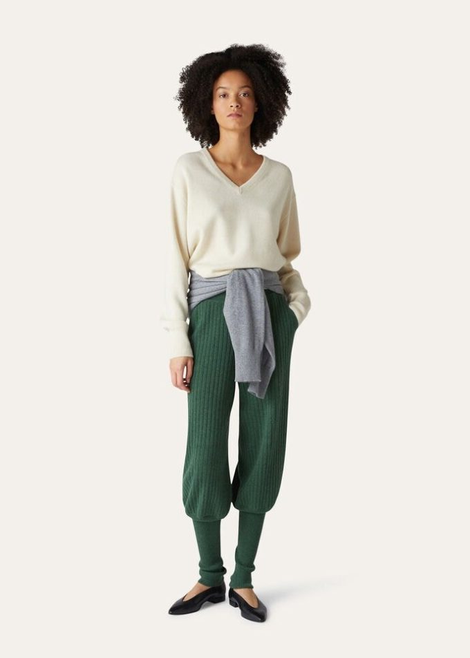 Loro Pullover mit V-Ausschnitt