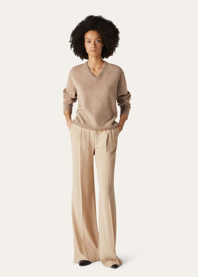Loro Pullover mit V-Ausschnitt