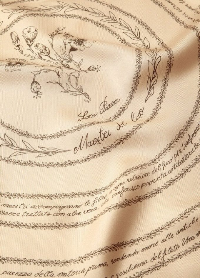 Maestri Del Lino Foulard 90×90