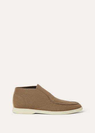 Offene Strickwalk-Stiefelette