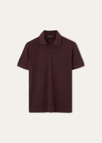Offenes Poloshirt