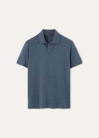 Offenes Poloshirt