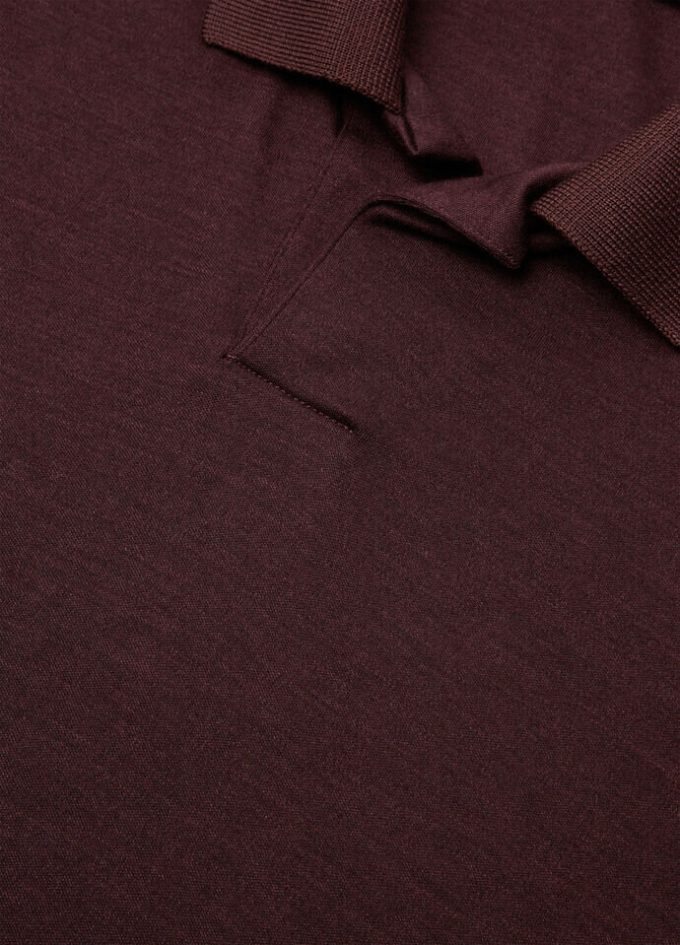 Offenes Poloshirt