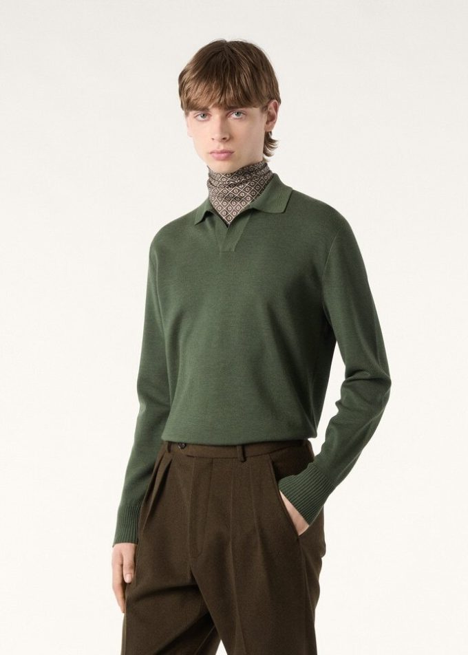 Poloshirt ohne Knöpfe