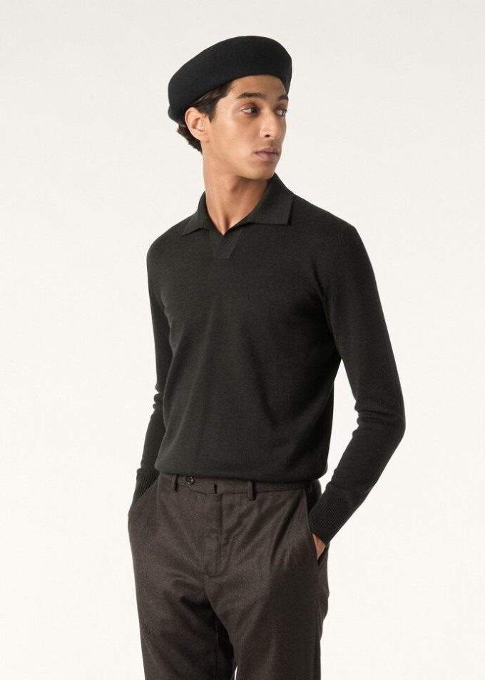 Poloshirt ohne Knöpfe