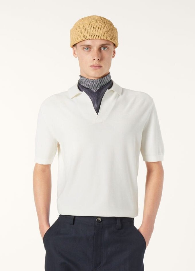 Poloshirt ohne Knöpfe