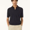 Poloshirt ohne Knöpfe