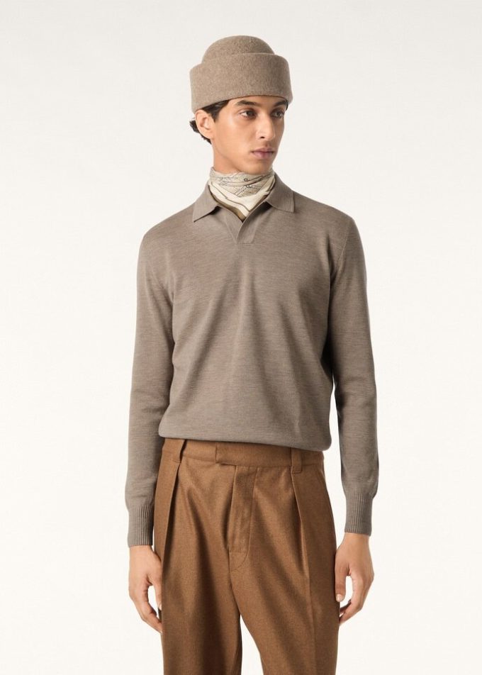 Poloshirt ohne Knöpfe