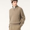 Pullover mit Platanen-Print