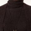 Rollkragenpullover mit peruanischer Lilie
