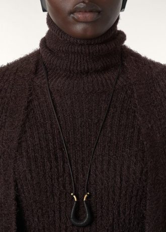 Rollkragenpullover mit peruanischer Lilie