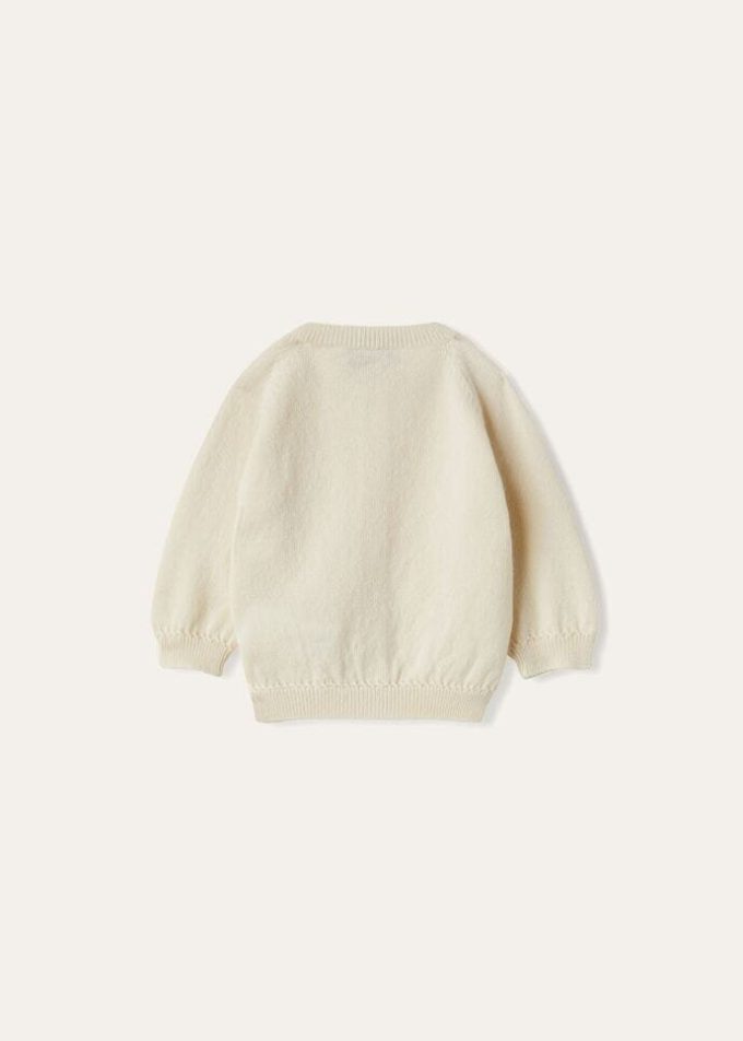 Schöne Baby-Strickjacke