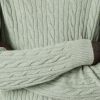Treccia Rundhalspullover