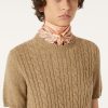 Treccia Rundhalspullover