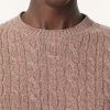 Treccia Rundhalspullover
