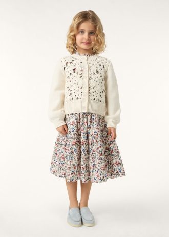 Wintergarten-Strickjacke für Kinder